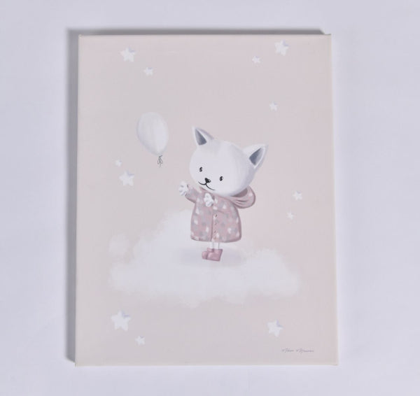 Canvas Tablo CP/06 — Balonlu Kedi