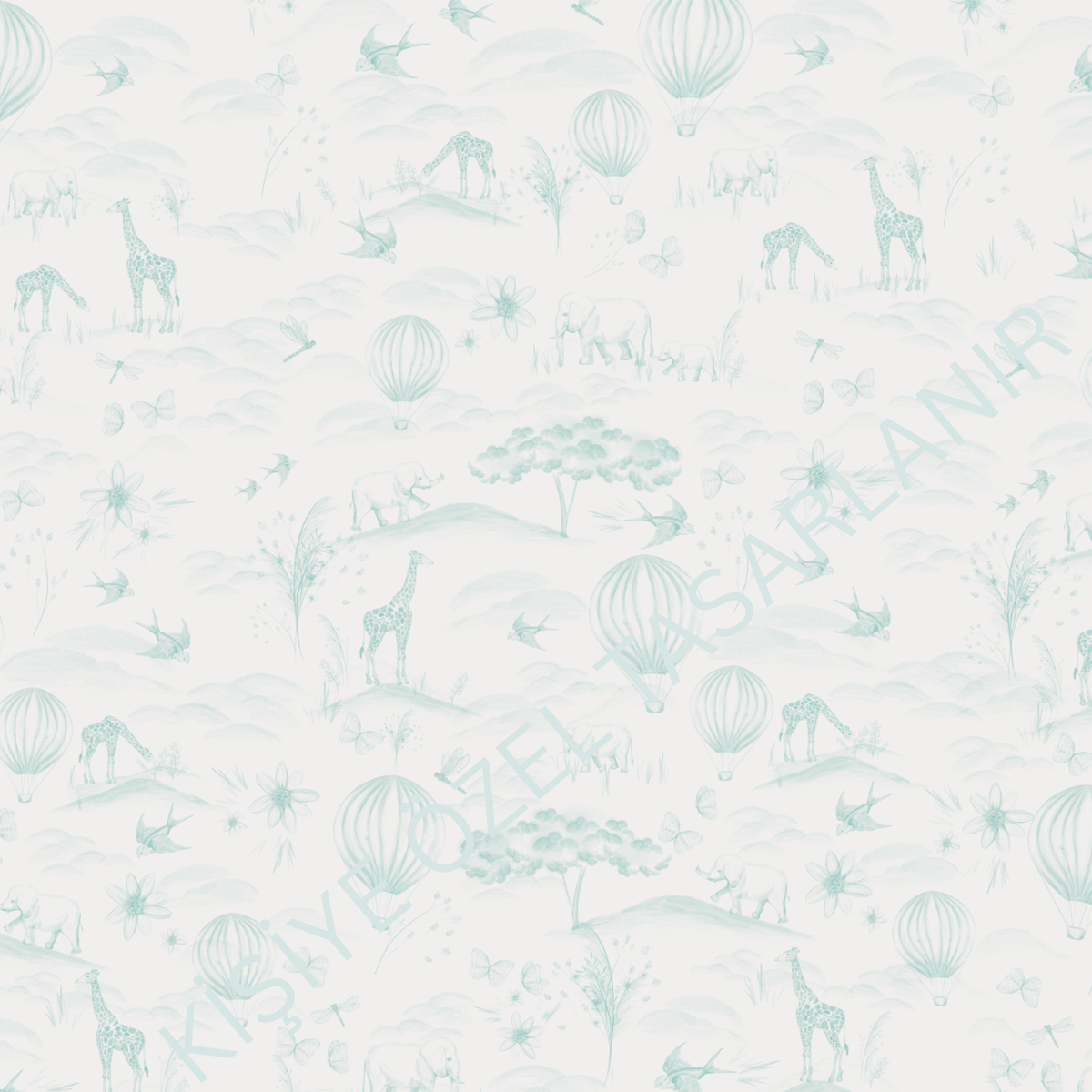 Duvar Kağıdı CP/105 — Safari Toile Ekru