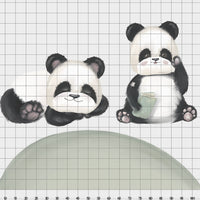 Kitap Okuyan Panda ve Hayalperest Panda
