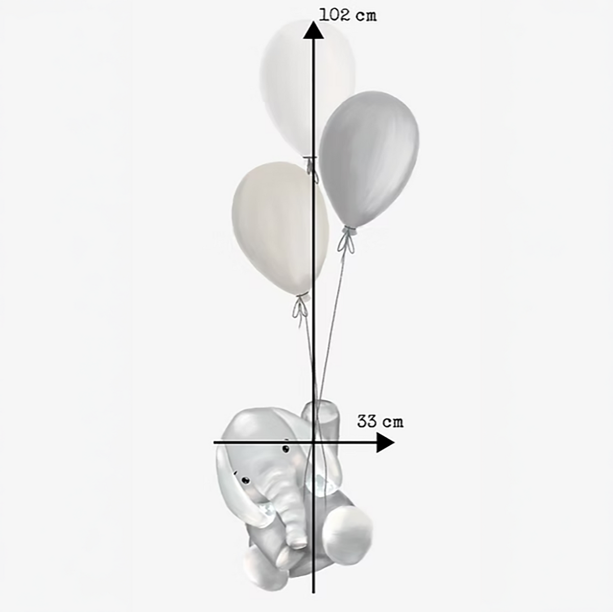 Balon Tutan Yavru Fil