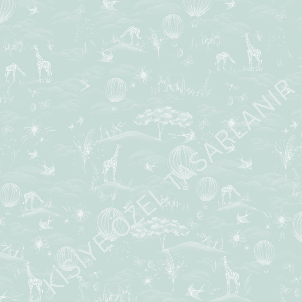 Duvar Kağıdı CP/106 — Safari Toile Mint