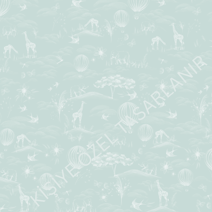 Duvar Kağıdı CP/106 — Safari Toile Mint