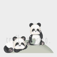 Kitap Okuyan Panda ve Hayalperest Panda