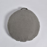 Macaron Puf Koyu Gri