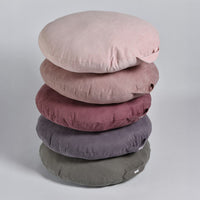 Macaron Puf Koyu Pembe