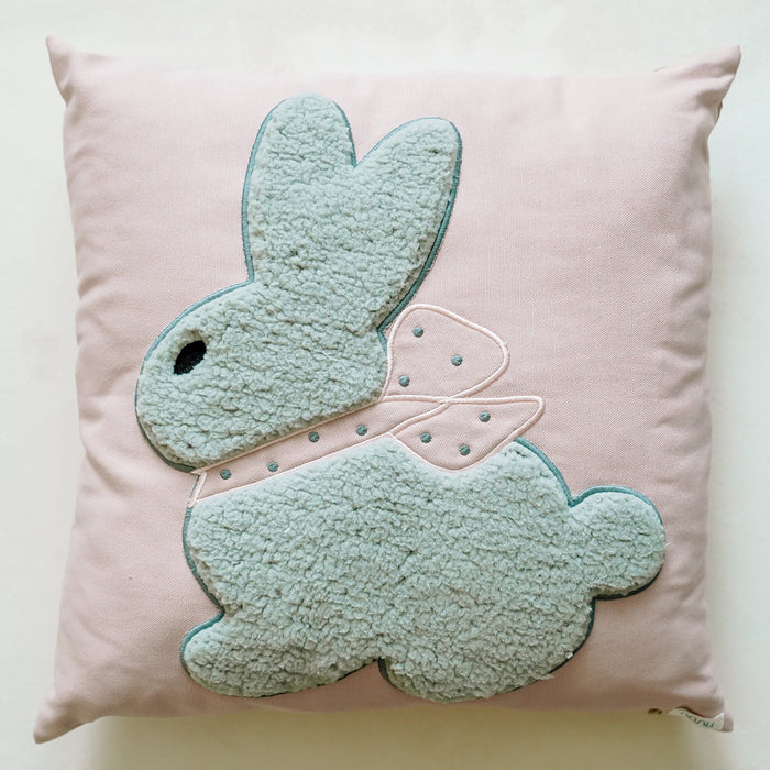 Nakışlı Pembe Bunny Pillow